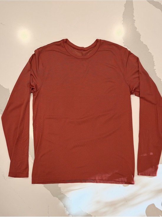 lululemon athletica Other - Lululemon Men's Long Sleeve Performance Shirt - Rust Red
